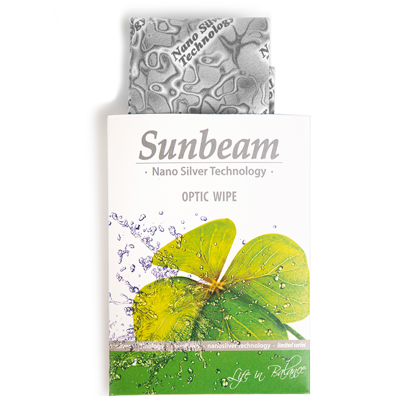 Czyścik do okularów sunbeam popielaty