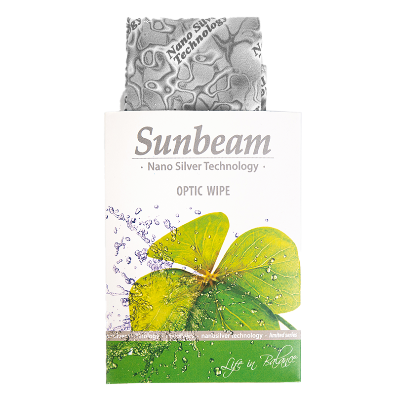 Czyścik do okularów sunbeam popielaty