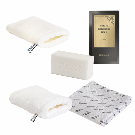 STARTER KIT WHITE GLOVE, WHITE NOVA, SUNBEAM, SOAP- RAYPATH