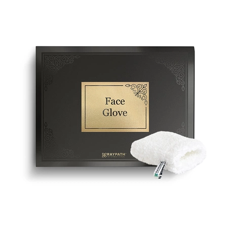 FACE GLOVE CLEANSER FOR MAKEUP REMOVAL AND FACIAL CARE RAYPATH
