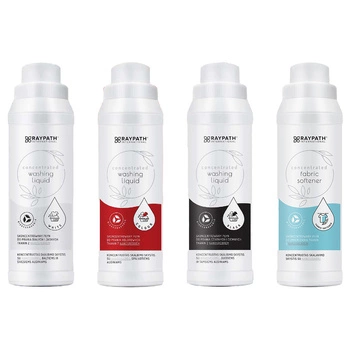 SET OF CONCENTRATED LAUNDRY LIQUIDS - FOR LIGHT, COLOR AND DARK - 3x 500ml RAYPATH