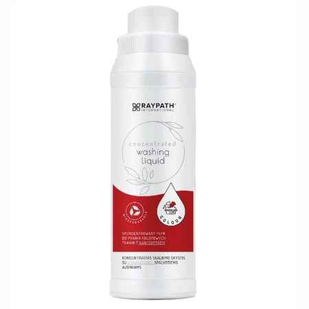 Koncentruotas skalbimo skystis spalvoms - 500ml RAYPATH