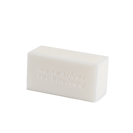 SAPONE AL MICROSILVER SENZA CONFEZIONE - BIANCO - NATURAL MICROSILVER SOAP - 100 g RAYPATH
