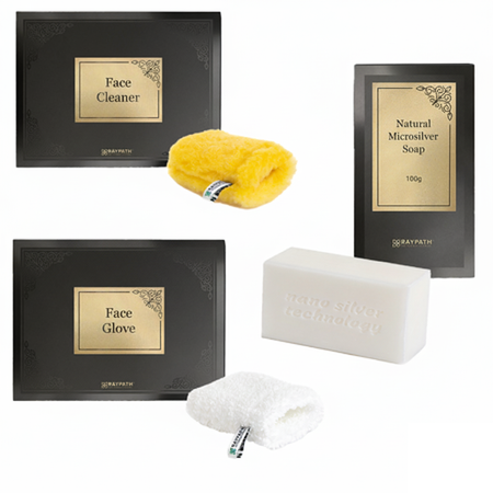 SET COSMETIC MINI PENTRU EXFOLIERE ȘI ÎNGRIJIREA TENULUI - RAYPATH
