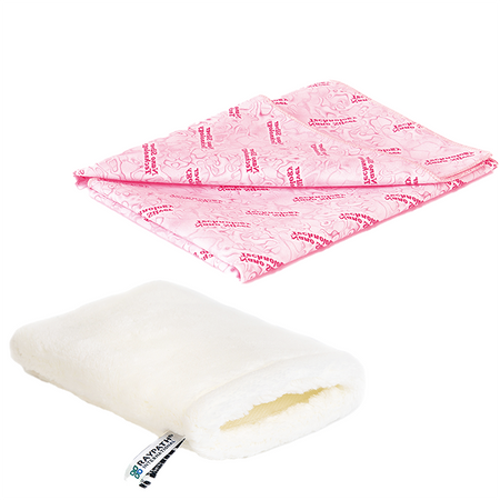 SET MĂNUȘI ALBE SUNBEAM ROZ - RAYPATH