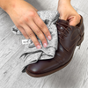 SET VOOR HALFVOCHTIG GEBRUIK: BEIGE HANDSCHOEN VAN SUNBEAM, GRIJZE ZEEP MET MICROZILVER - RAYPATH