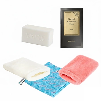 STARTER KIT WHITE GLOVE, PINK GLOVE, SUNBEAM, SOAP- RAYPATH