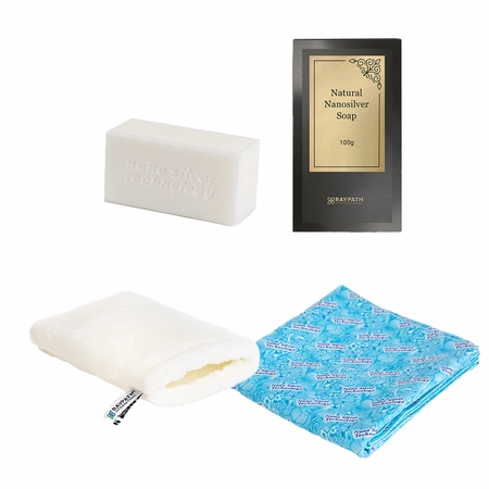 STARTER KIT WHITE GLOVE, SUNBEAM MARINE, SOAP- RAYPATH