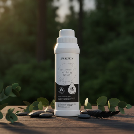 DETERGENTE CONCENTRADO PARA LA ROPA - PARA PRENDAS OSCURAS - 500 ml RAYPATH