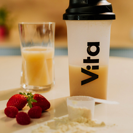 VITA SHAKE FRAISE ET FRAMBOISE - 600 g COMPLÉMENT ALIMENTAIRE RAYPATH