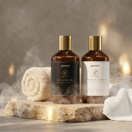 GREEN CAVIAR SHAMPOO AND CONDITIONER REGENERATING SHAMPOO AND MOISTURIZING CONDITIONER SET - 2x300ml RAYPATH