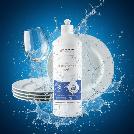 DISHWASHER GEL WITH NANOSILVER - 500ml RAYPATH