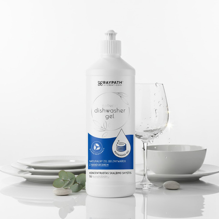 GEL PARA LAVAVAJILLAS CON NANOPLATA - 500 ml RAYPATH