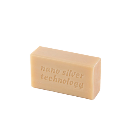 Muilas su nanožole - pilkas - natūralus muilas - 100g RAYPATH