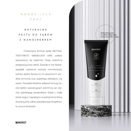 NANOSRED ŠVIESINANTI DANTŲ PASTA - 100ml RAYPATH