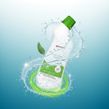 PŁYN DO WC Z NANOSREBREM - 750ml RAYPATH