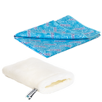 SUNBEAM WHITE GLOVE SET BLUE - RAYPATH