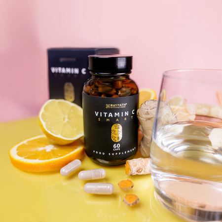 Vitamin C - VITAMIN C - 60 Kapseln RAYPATH Nahrungsergänzungsmittel