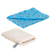 SET MĂNUȘI BEJ SUNBEAM ALBASTRU - RAYPATH