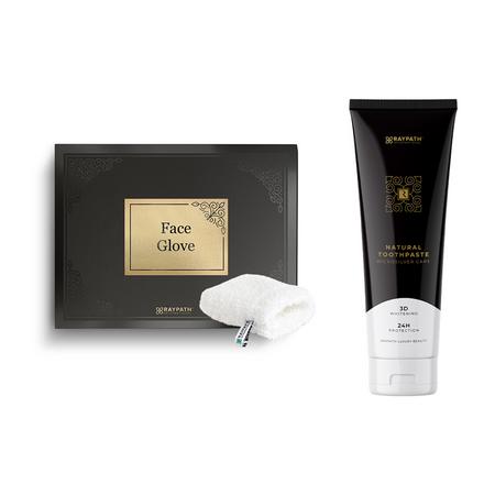 MINI-COSMETICASET VOOR EXFOLIËRING EN GEZICHTSVERZORGING - RAYPATH