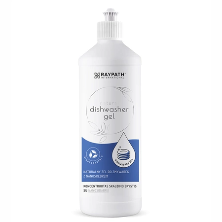 DISHWASHING GEL WITH NANOSREBREM - 500ml RAYPATH