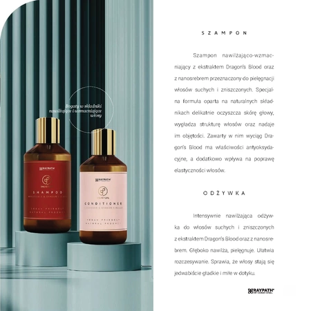 SZAMPON WZMACNIAJĄCY DRAGON'S BLOOD SHAMPOO - 300ml RAYPATH