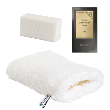 SET FOR UPHOLSTERY OF SOFAS MATTRESSES CUSHIONS NOVA WHITE GLOVE, WHITE SOAP - RAYPATH