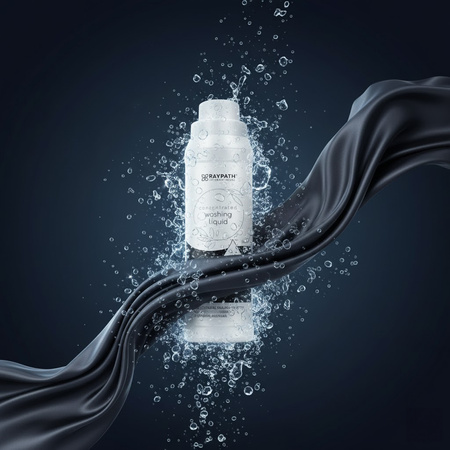 DETERGENTE CONCENTRADO PARA LA ROPA - PARA PRENDAS OSCURAS - 500 ml RAYPATH