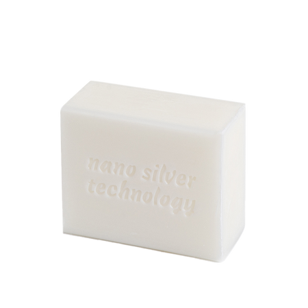 SAPONE AL MICROSILVER SENZA CONFEZIONE - BIANCO - NATURAL MICROSILVER SOAP - 200 g RAYPATH