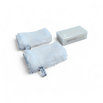 DUO PRIEŽIŪROS RINKINYS: 2 vnt. „FACE GLOVE“ MUILAS SU MIKROSIDABRU – RAYPATH